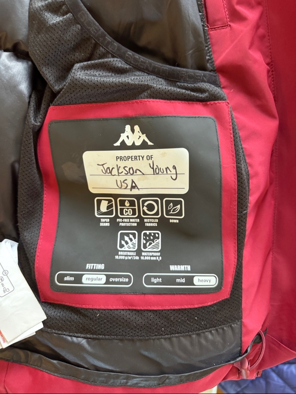 2026 US Ski Team Kappa Parka Jacket - Picture 4 of 4